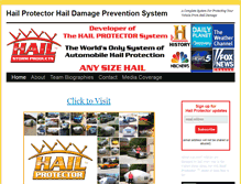 Tablet Screenshot of hailstormproducts.com